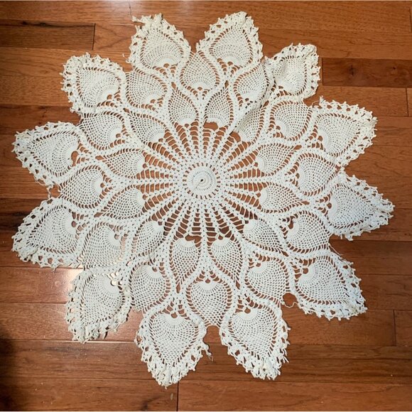 Handmade Crochet Lace Doily For Home Decor - Picture 8 of 15